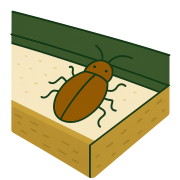 Punaises de lit stylisées sur matelas punaise de lit Lille